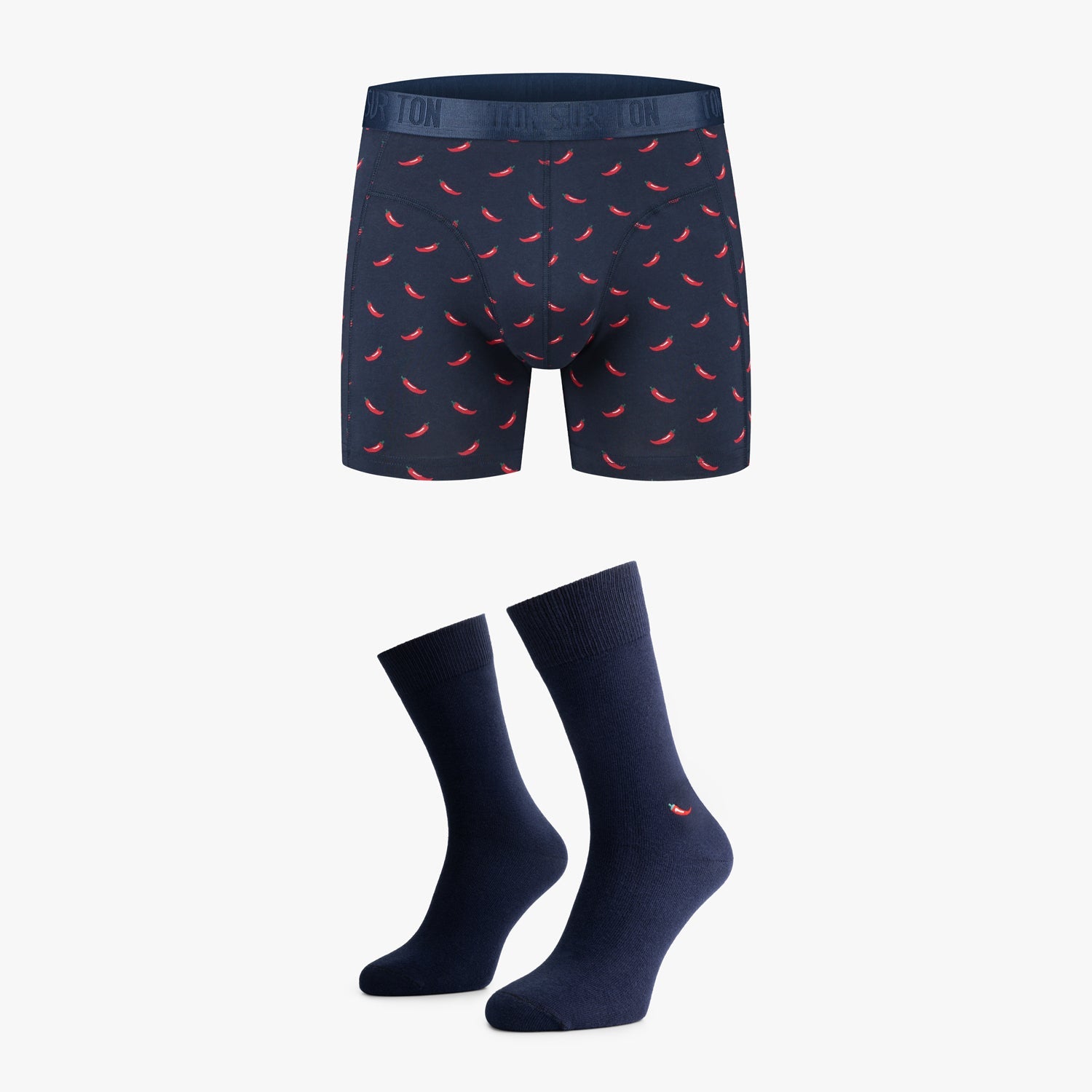 Red Hot - Organic Cotton Boxer Briefs and Socks